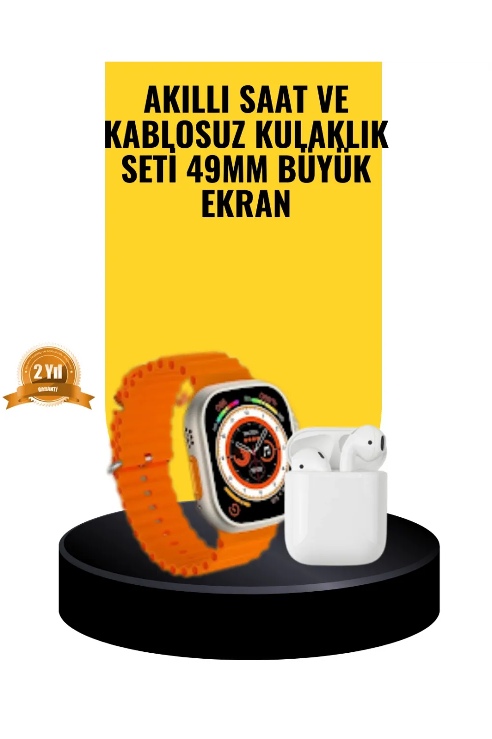 Watch 9 Max Akıllı Saat Sesli Görüşme Özellikli Kulaklık Seti