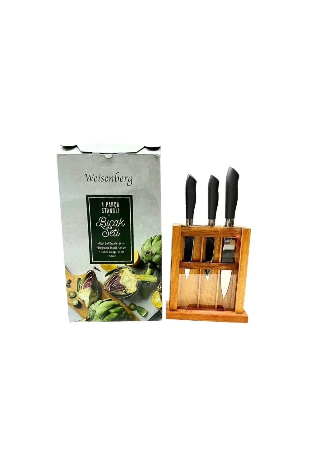 Weisenberg 4 Parça Standlı Bıçak Seti