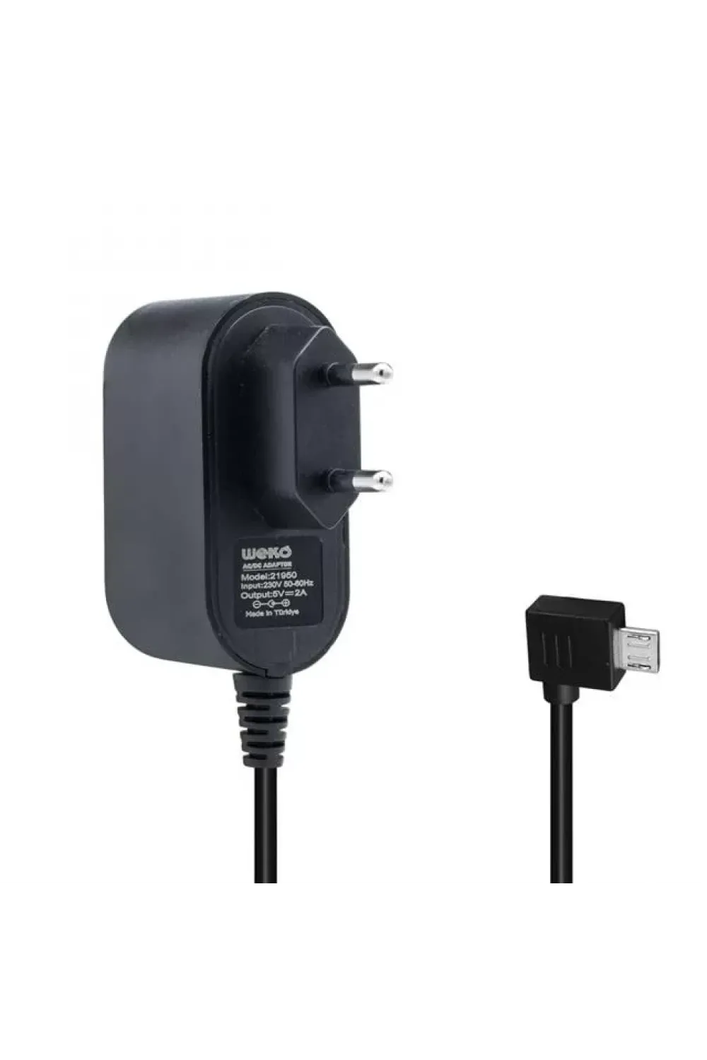 Weko 5 Volt - 2 Amper Micro USB Uç Yerli Üretim Tablet Adaptörü