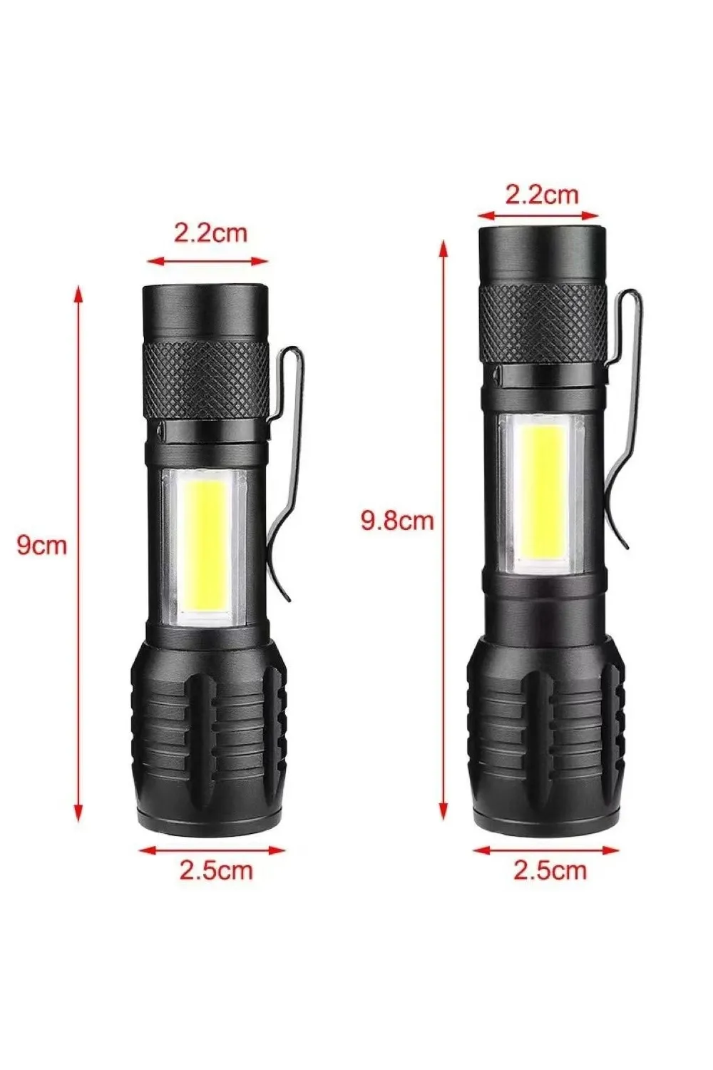 Wison Ws-5454 Cob Led Usb Şarjlı Mini El Feneri