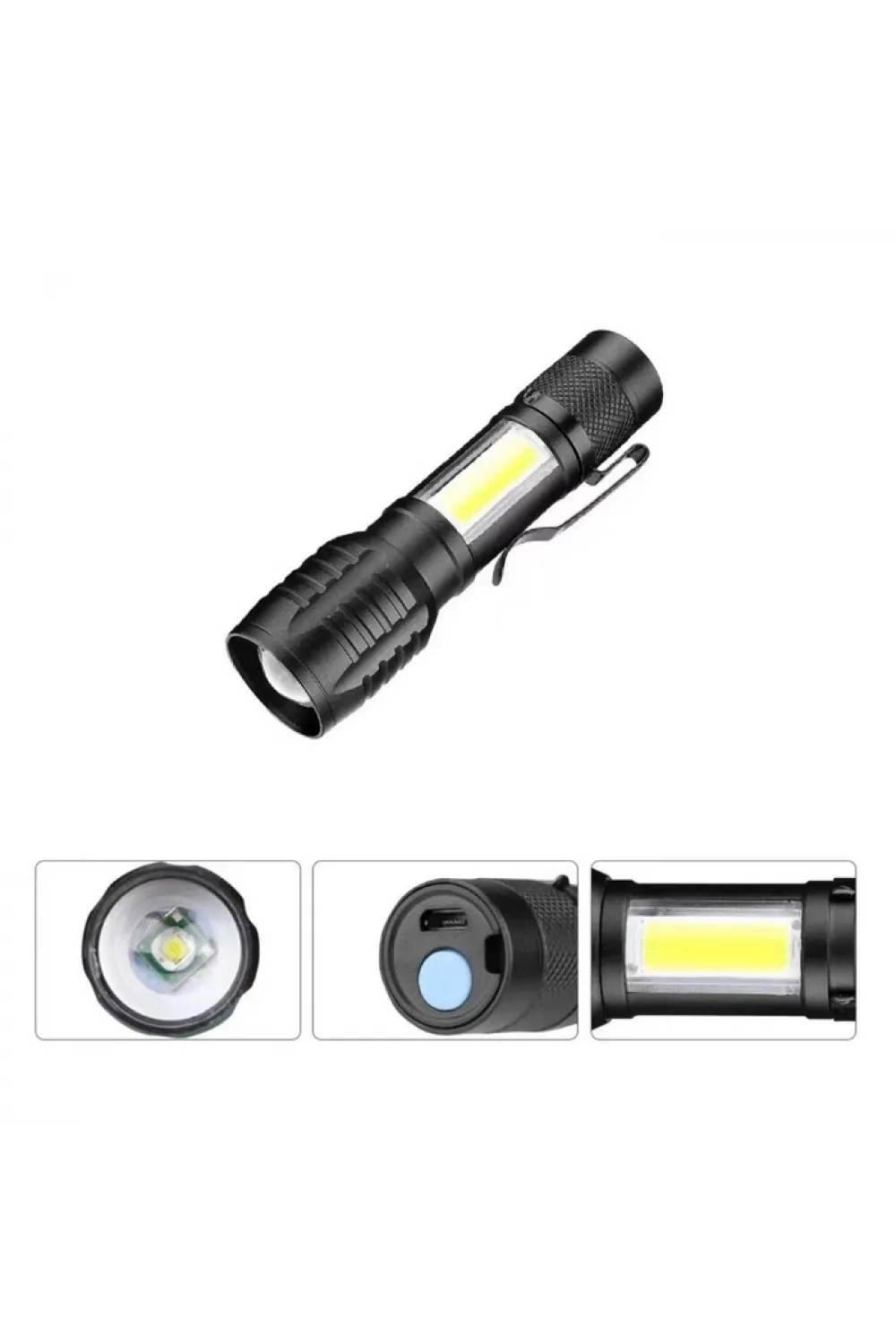 Wison Ws-5454 Cob Led Usb Şarjlı Mini El Feneri