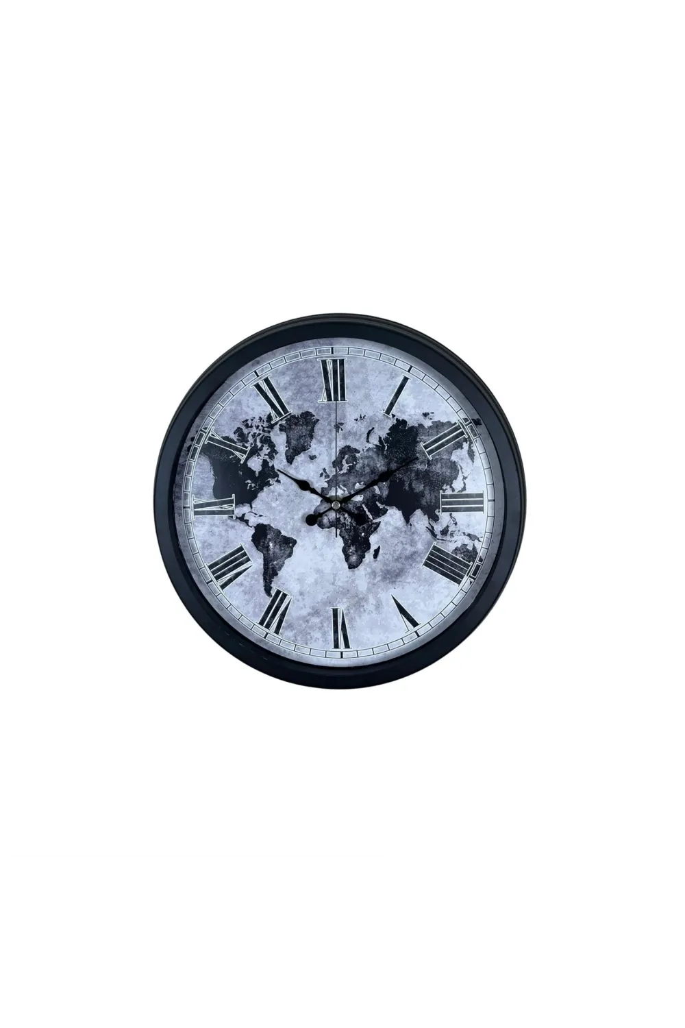 Worldline Black 40 Cm Metal Duvar Saati