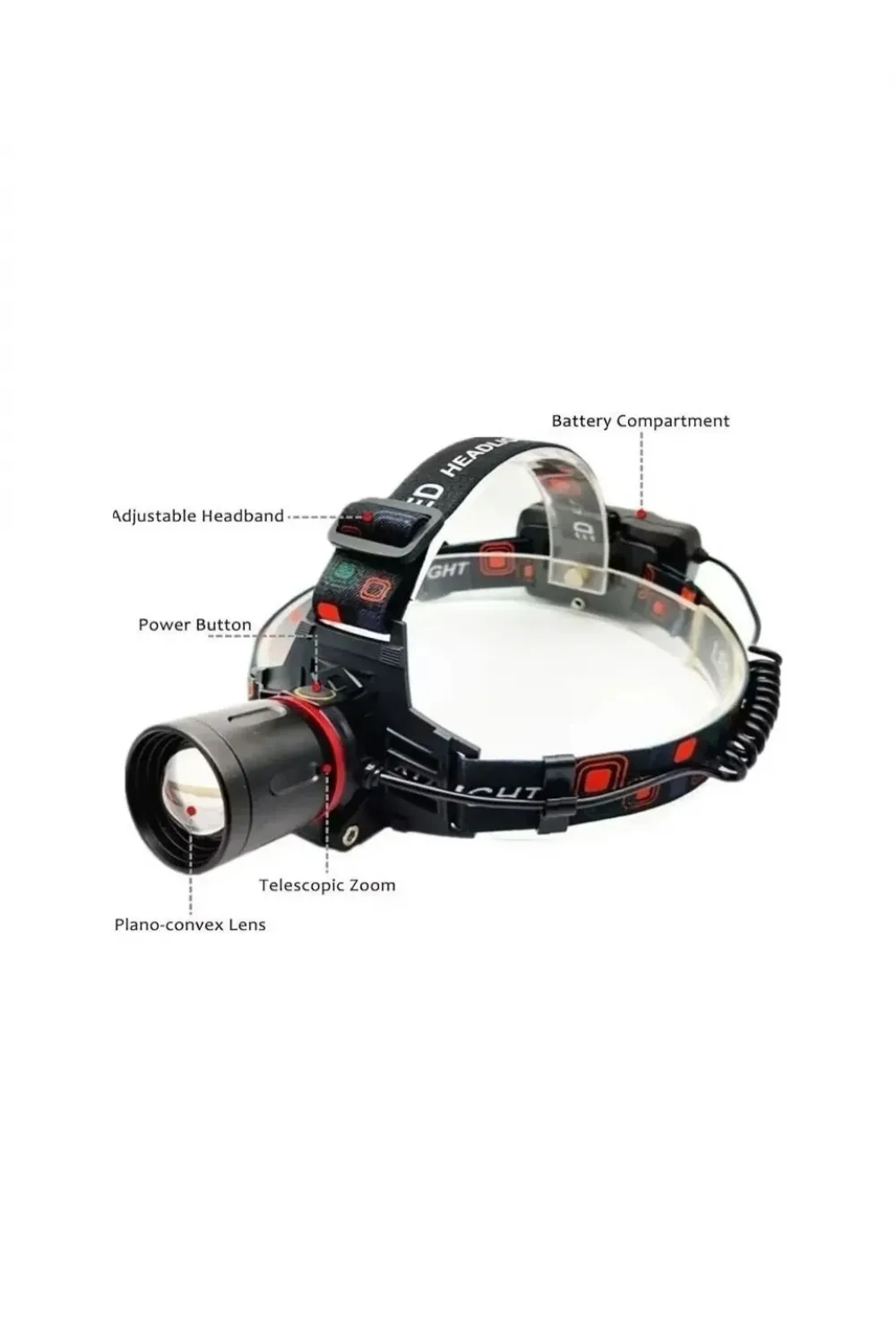 Ws-2080 Profesyonel Kafa Lambası 3000 Lümen 40 Watt