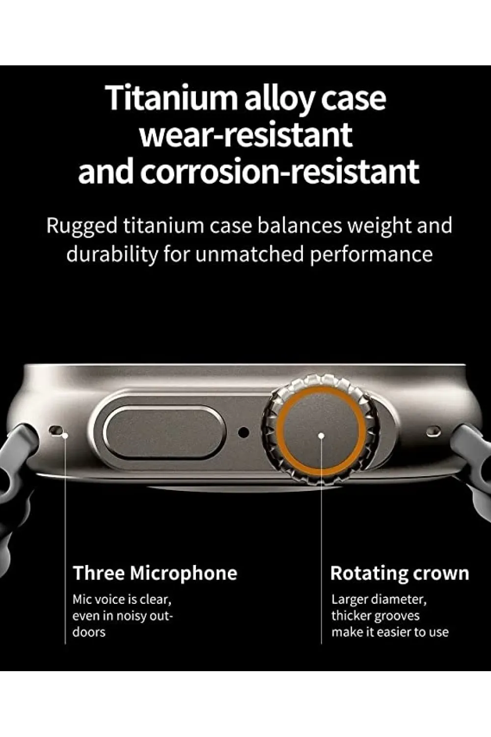 Ws28 Ultra 49mm Siri Tansiyon Ateş Nabız Ölçer Akıllı Saat