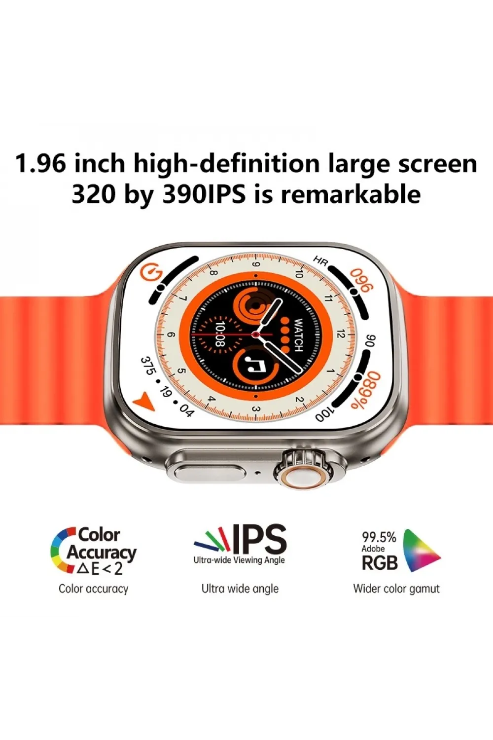 Ws28 Ultra 49mm Siri Tansiyon Ateş Nabız Ölçer Akıllı Saat