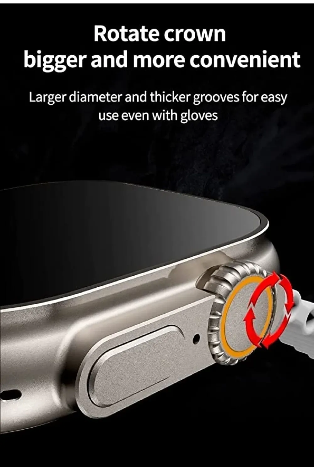 Ws28 Ultra 49mm Siri Tansiyon Ateş Nabız Ölçer Akıllı Saat