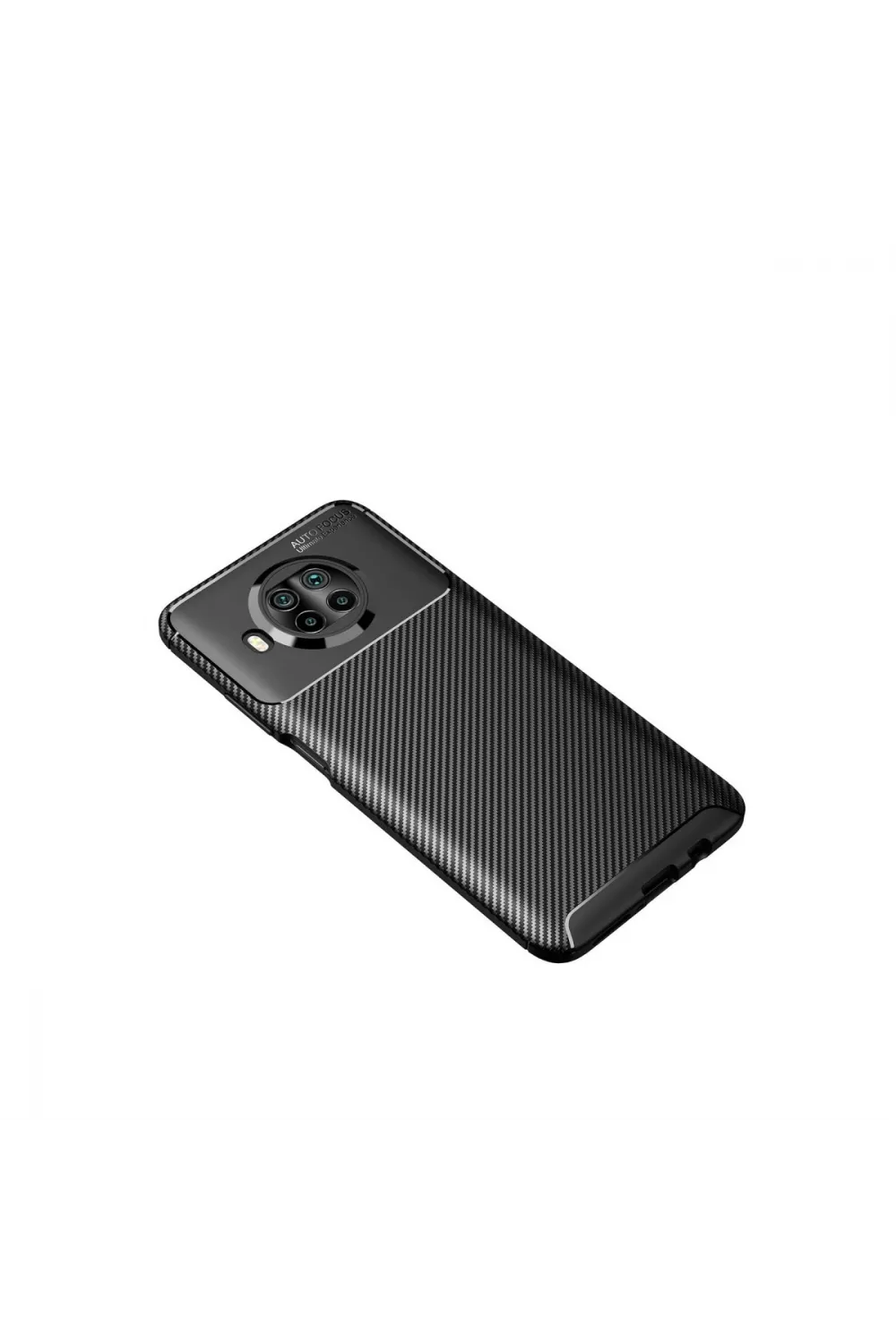 Xiaomi Mi 10t Lite Kılıf Auto Focus Karbon Kapak - Siyah