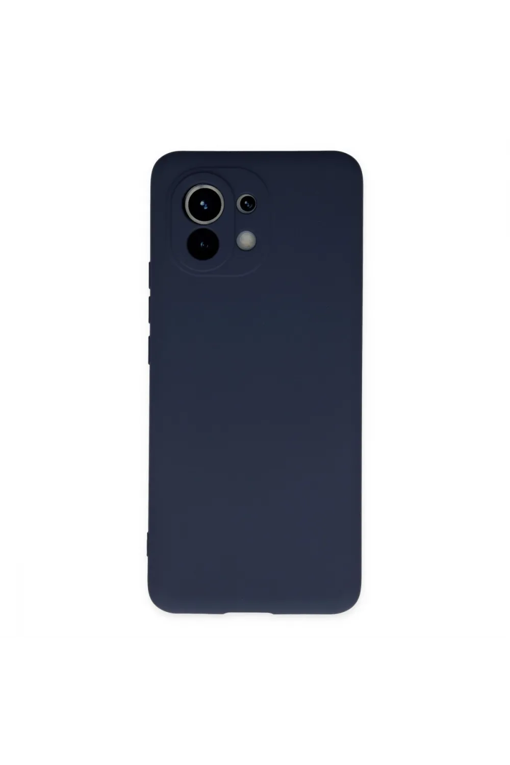 Xiaomi Mi 11 Kılıf Nano İçi Kadife Silikon - Lacivert