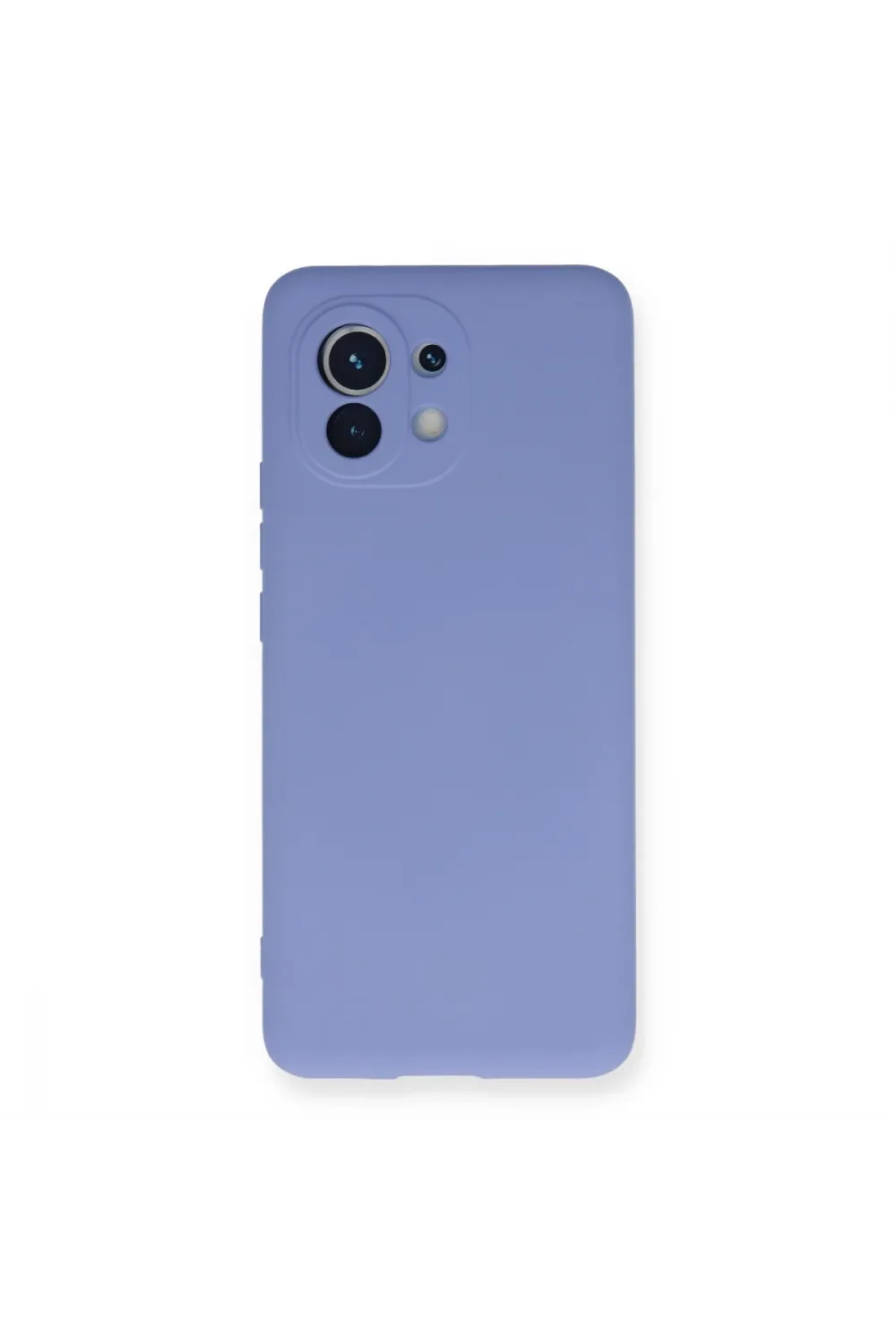 Xiaomi Mi 11 Kılıf Nano İçi Kadife Silikon - Lila