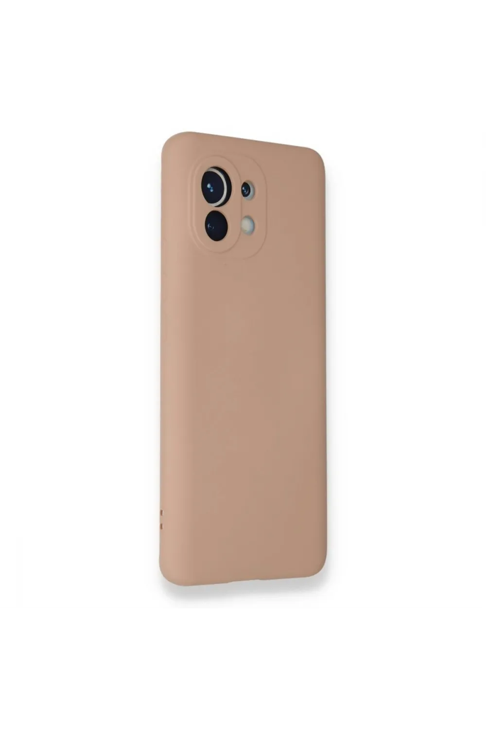 Xiaomi Mi 11 Kılıf Nano İçi Kadife Silikon - Pudra