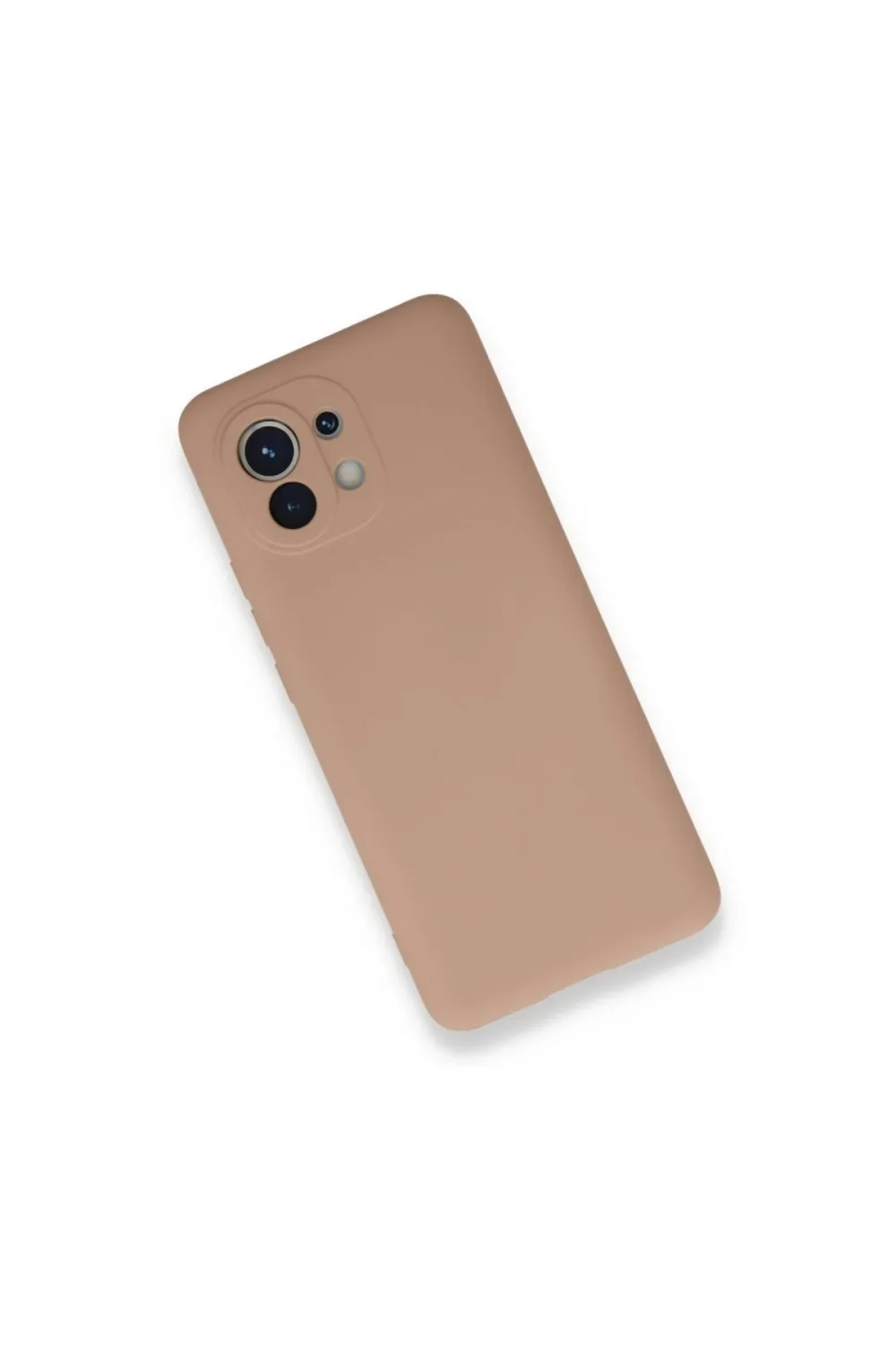 Xiaomi Mi 11 Kılıf Nano İçi Kadife Silikon - Pudra