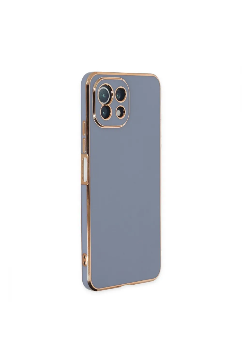 Xiaomi Mi 11 Lite Kılıf Volet Silikon - Mavi