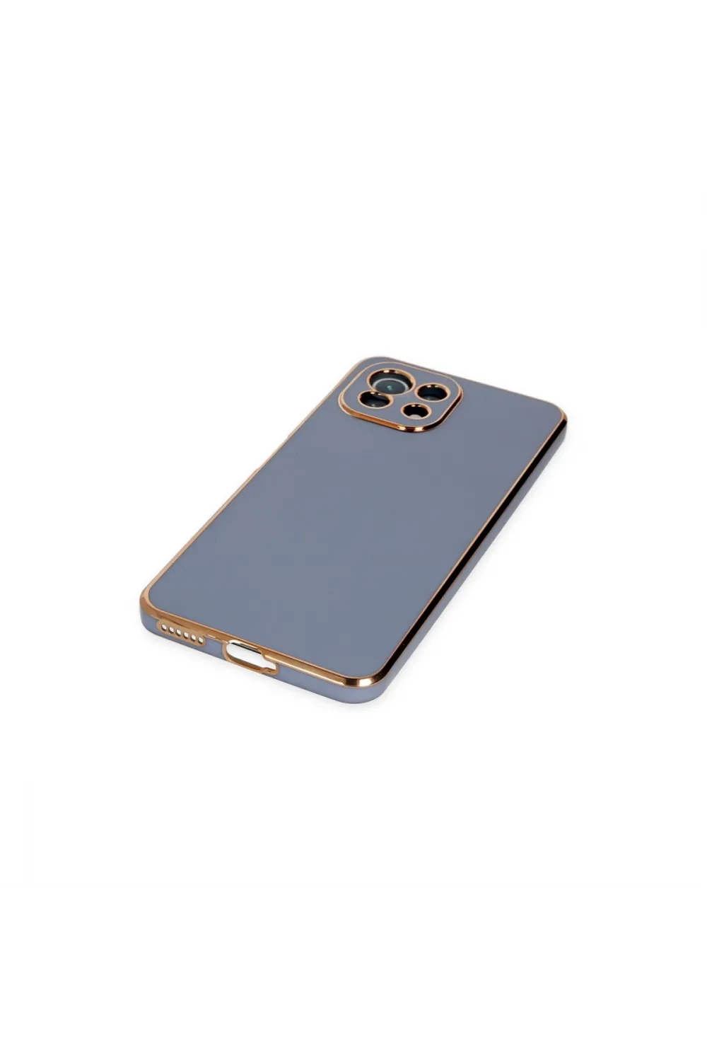 Xiaomi Mi 11 Lite Kılıf Volet Silikon - Mavi