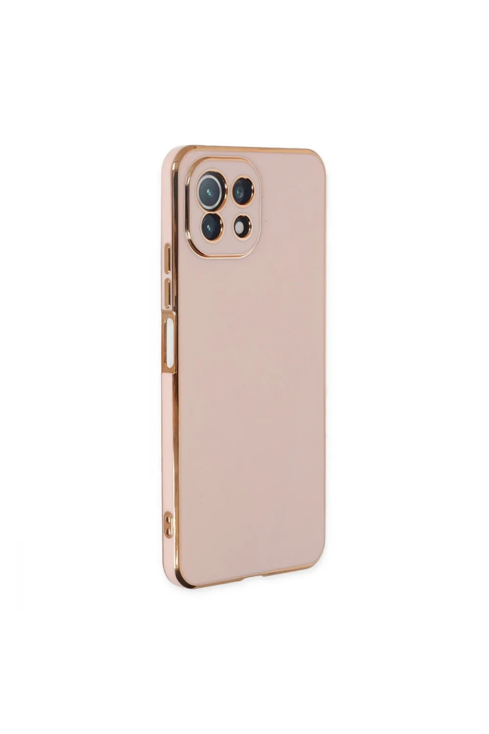 Xiaomi Mi 11 Lite Kılıf Volet Silikon - Pembe