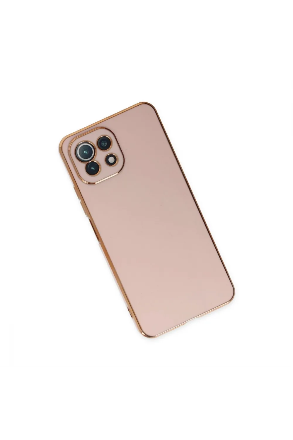 Xiaomi Mi 11 Lite Kılıf Volet Silikon - Pembe