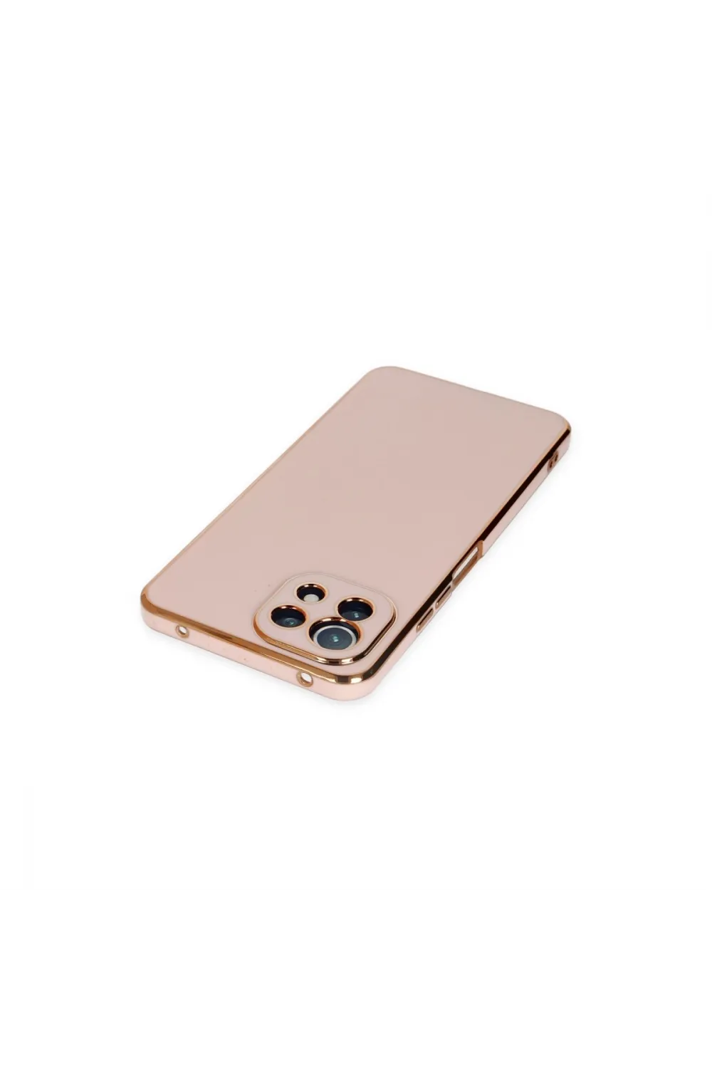 Xiaomi Mi 11 Lite Kılıf Volet Silikon - Pembe