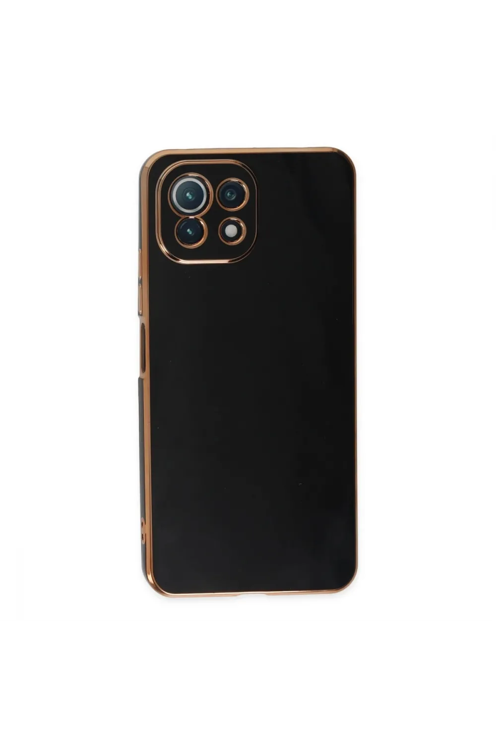 Xiaomi Mi 11 Lite Kılıf Volet Silikon - Siyah
