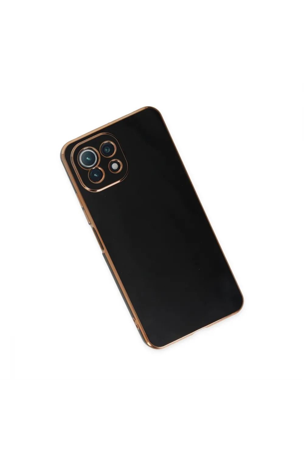 Xiaomi Mi 11 Lite Kılıf Volet Silikon - Siyah