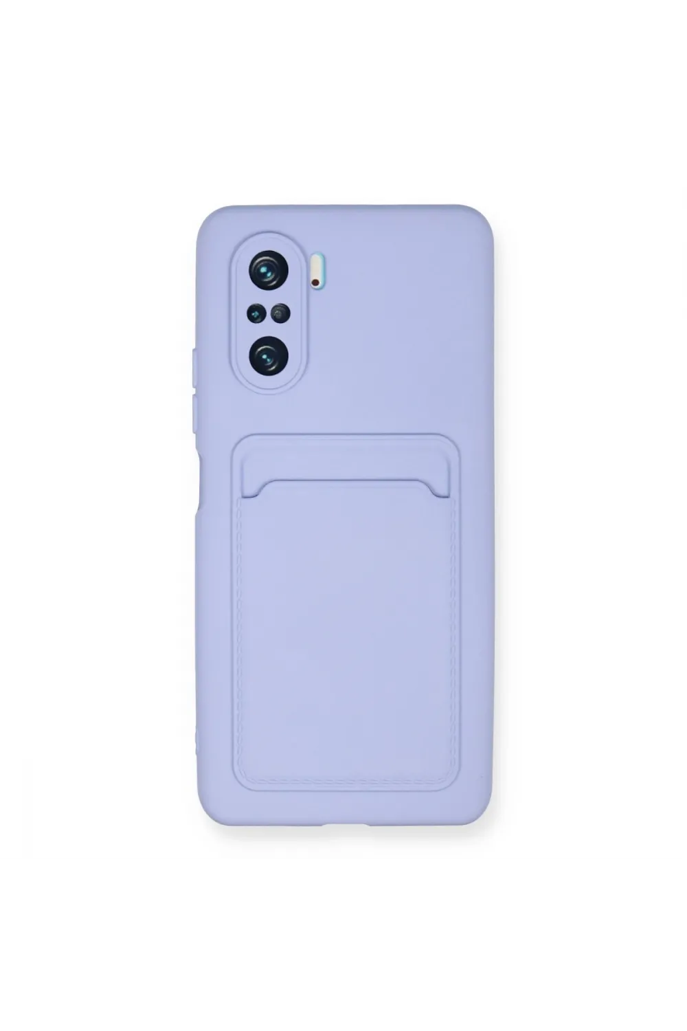 Xiaomi Mi 11i Kılıf Kelvin Kartvizitli Silikon - Lila