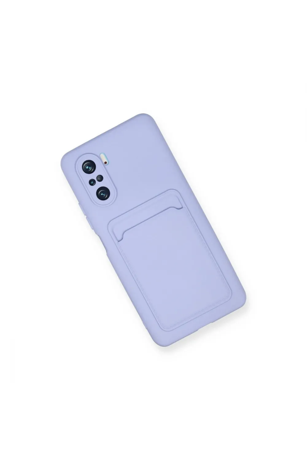 Xiaomi Mi 11i Kılıf Kelvin Kartvizitli Silikon - Lila