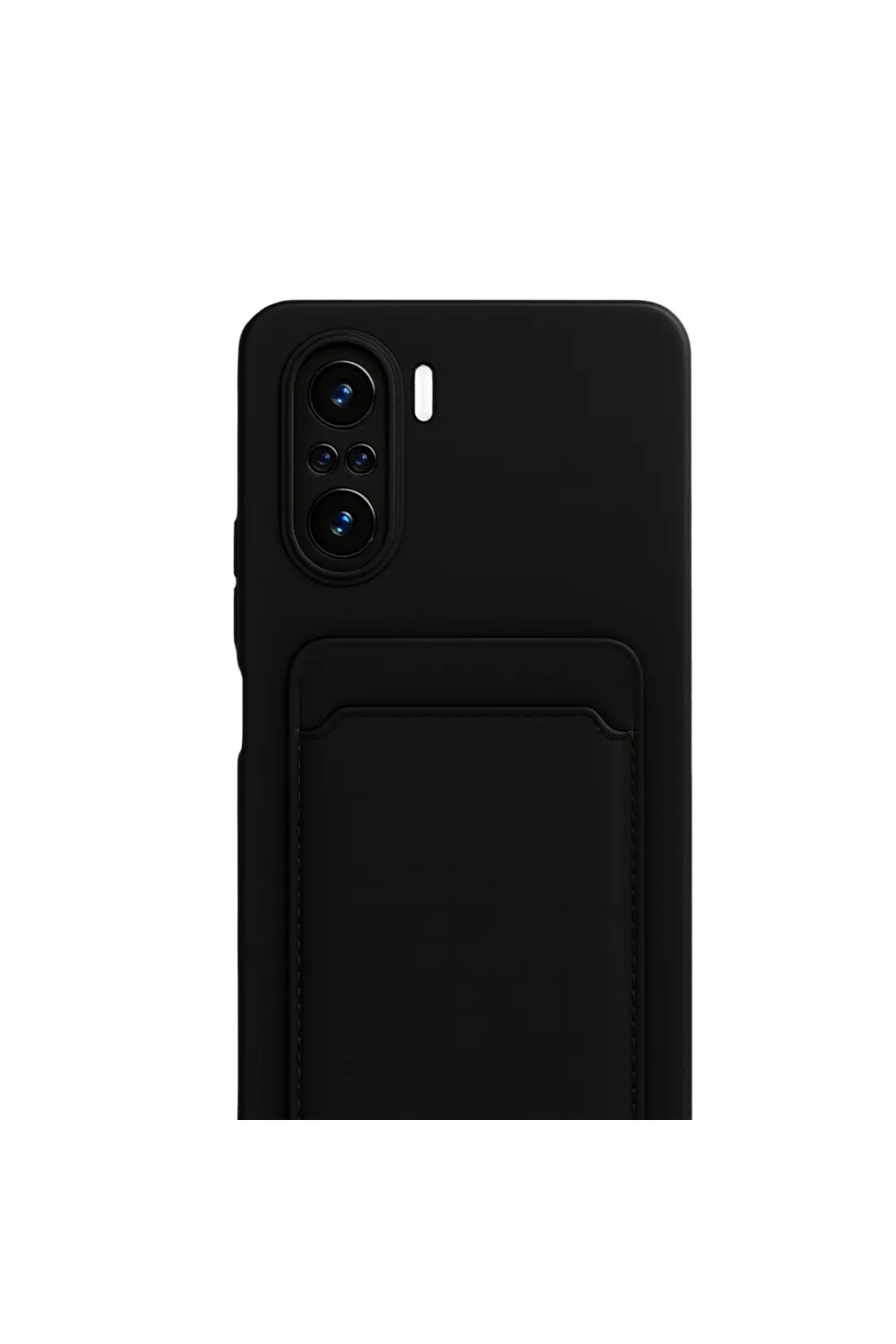 Xiaomi Mi 11i Kılıf Kelvin Kartvizitli Silikon - Siyah