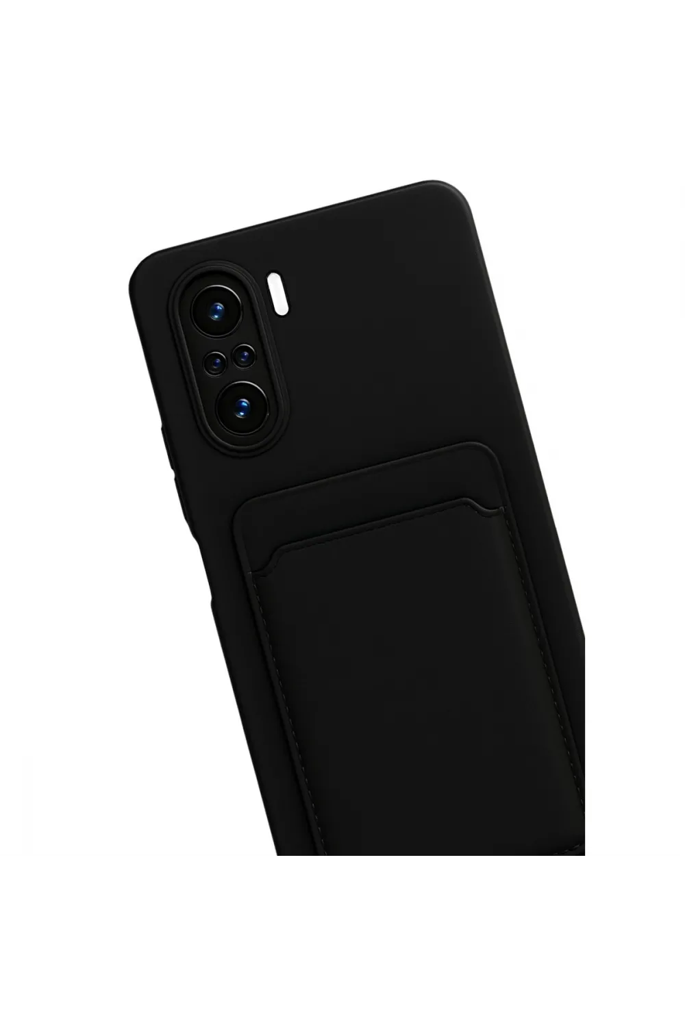 Xiaomi Mi 11i Kılıf Kelvin Kartvizitli Silikon - Siyah