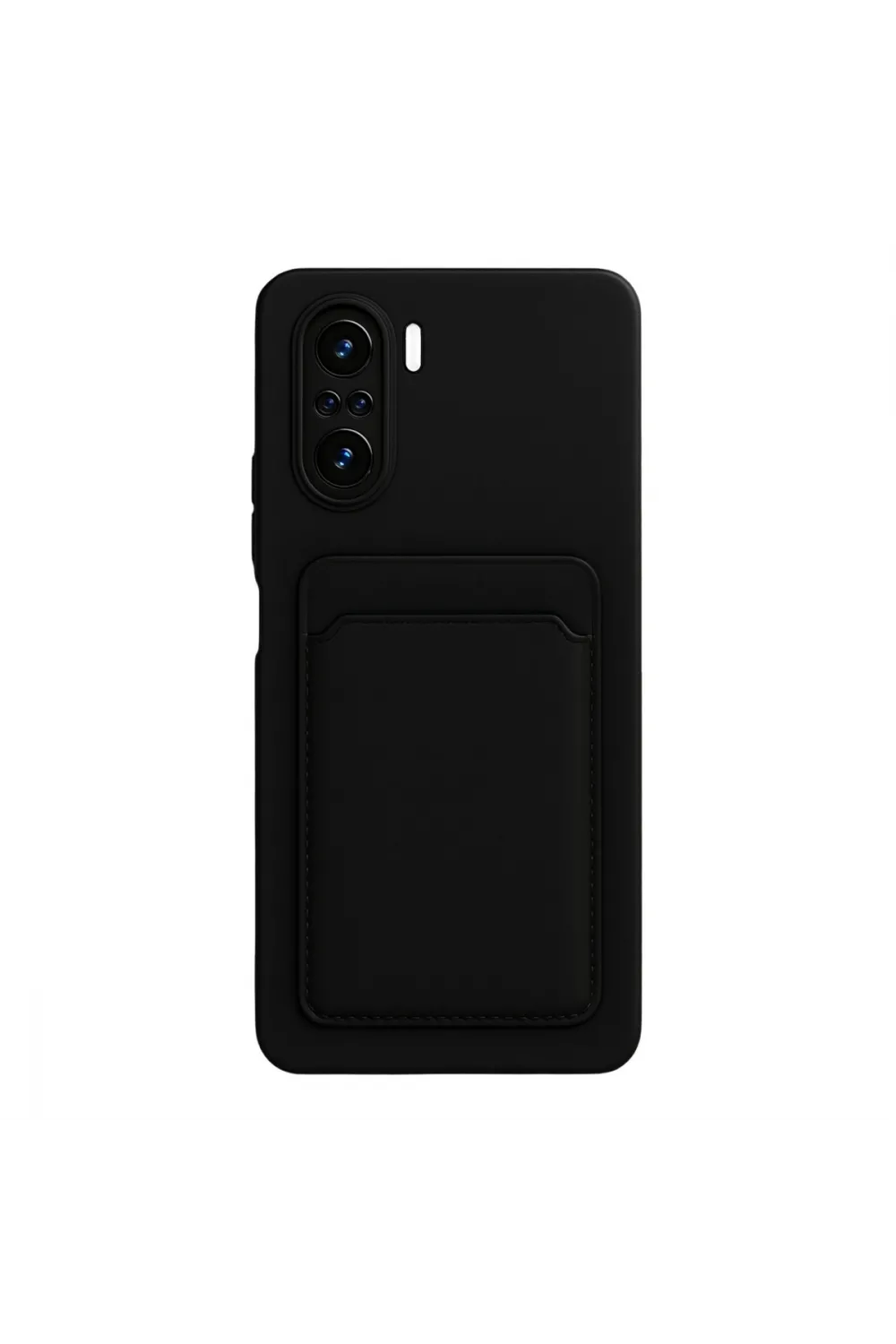 Xiaomi Mi 11i Kılıf Kelvin Kartvizitli Silikon - Siyah