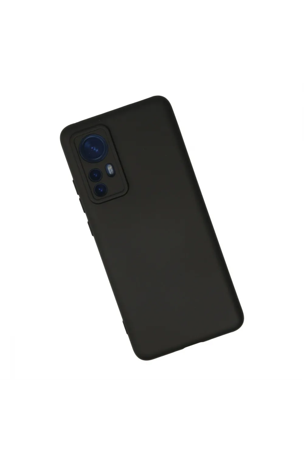 Xiaomi Mi 12 Kılıf Nano İçi Kadife Silikon - Siyah