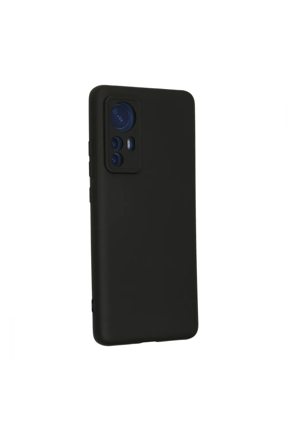 Xiaomi Mi 12 Kılıf Nano İçi Kadife Silikon - Siyah