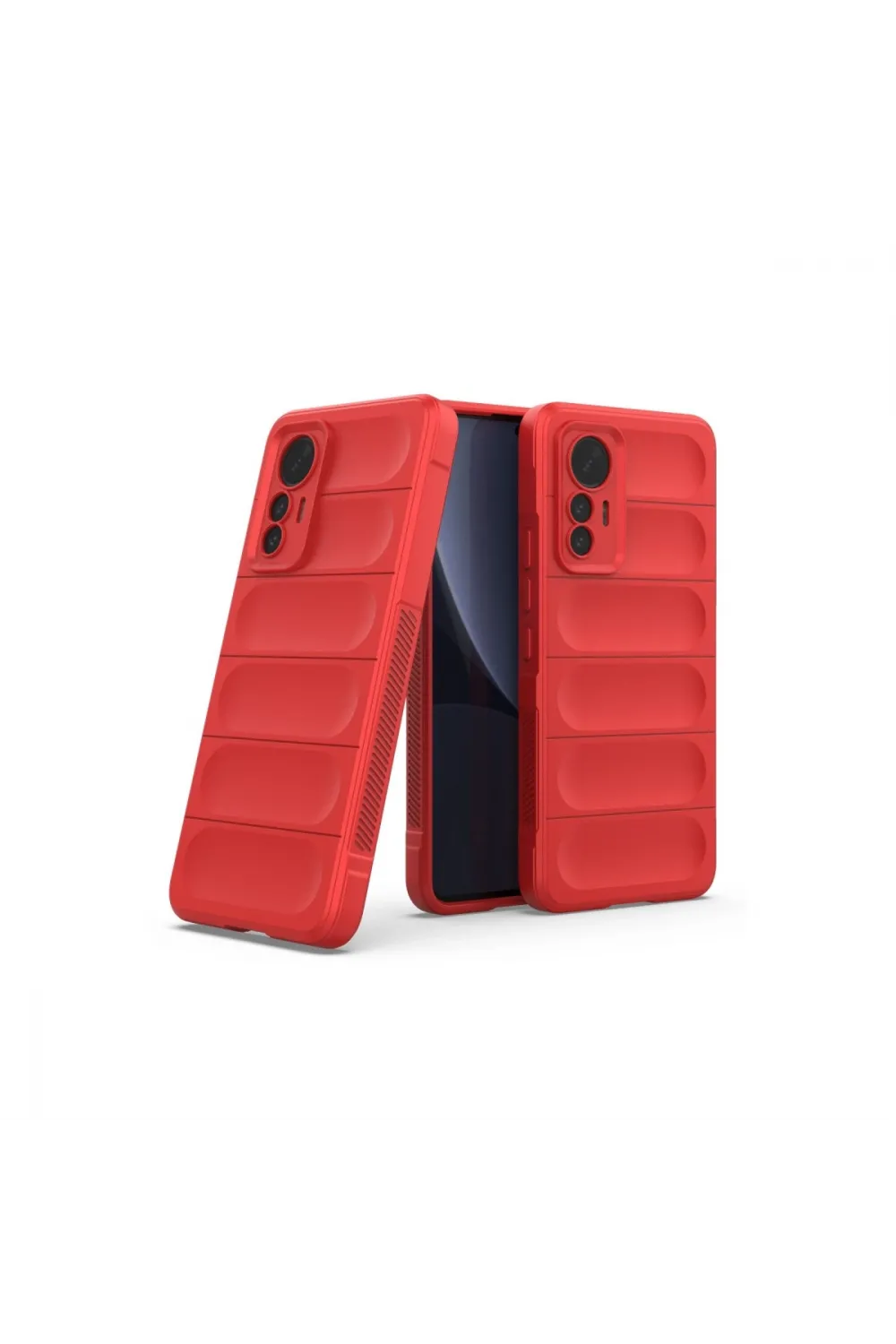 Xiaomi Mi 12 Lite Kılıf Optimum Silikon - Kırmızı