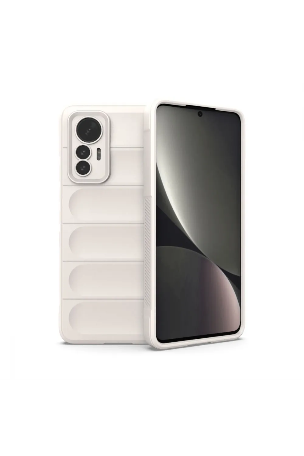 Xiaomi Mi 12 Lite Kılıf Optimum Silikon - Krem