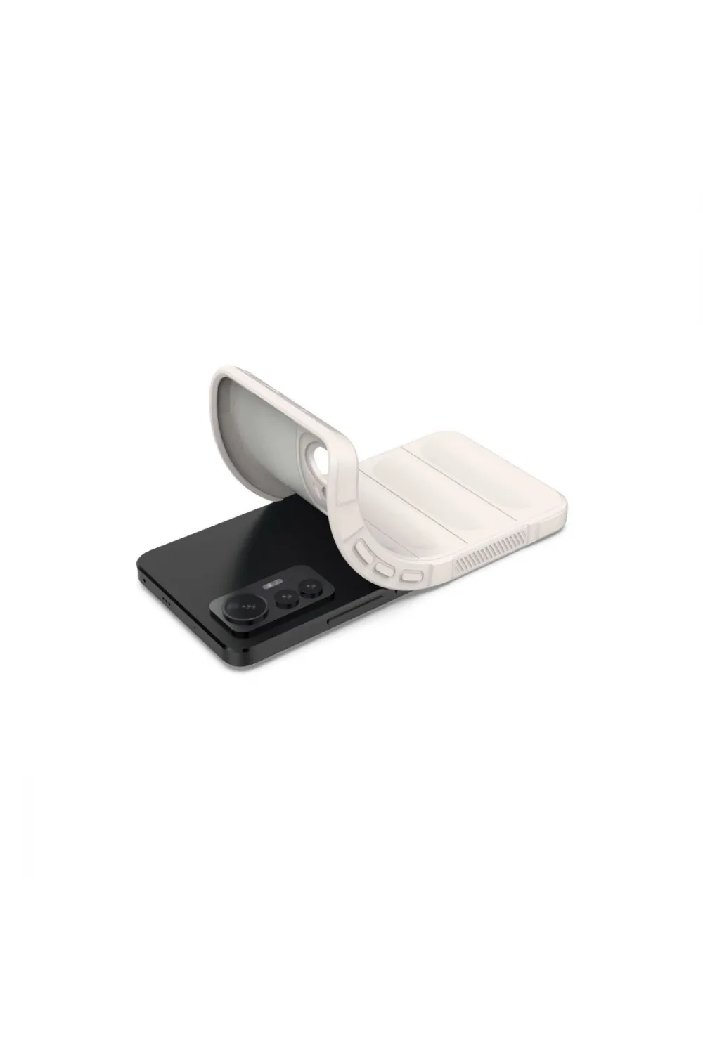 Xiaomi Mi 12 Lite Kılıf Optimum Silikon - Krem