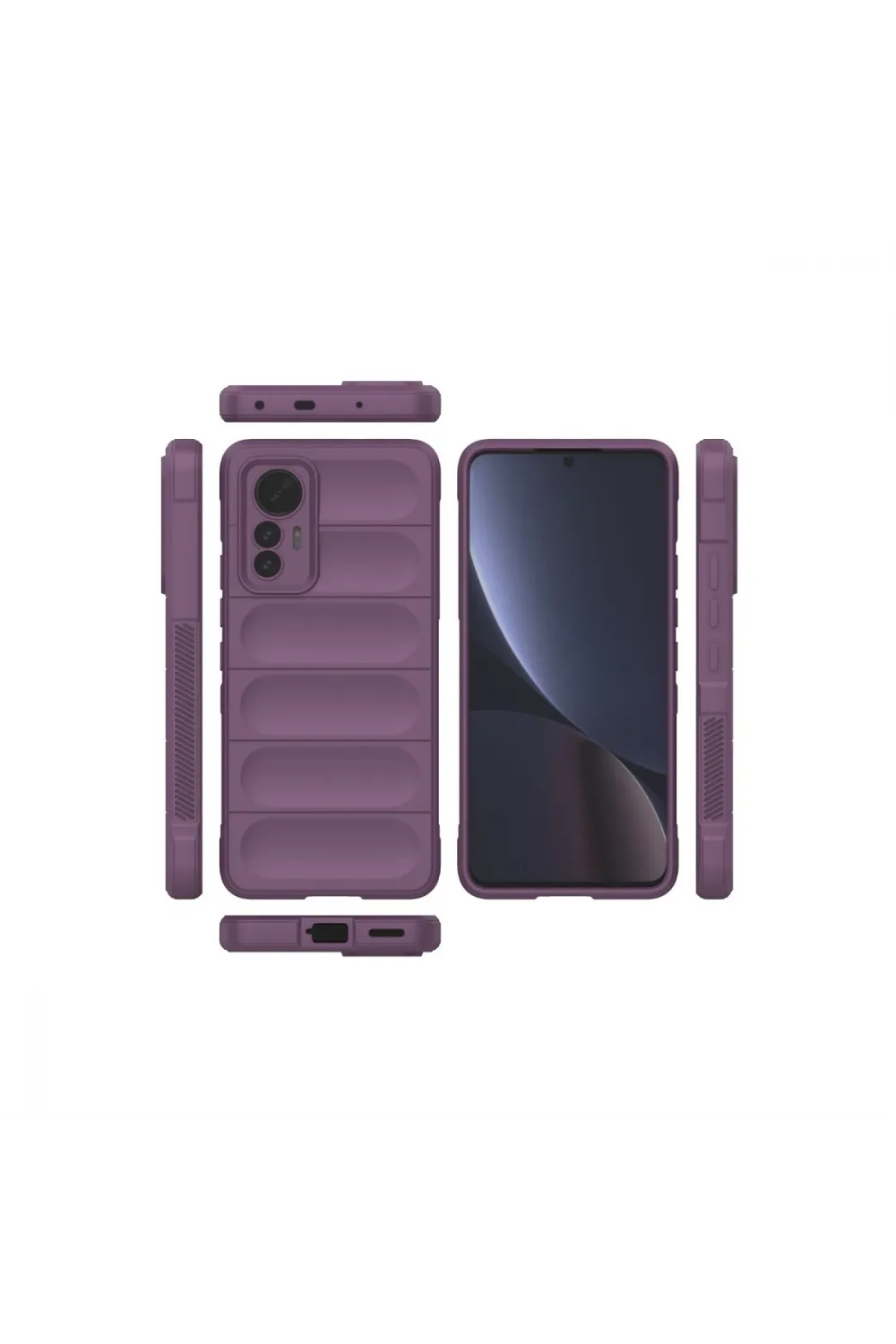 Xiaomi Mi 12 Lite Kılıf Optimum Silikon - Mor
