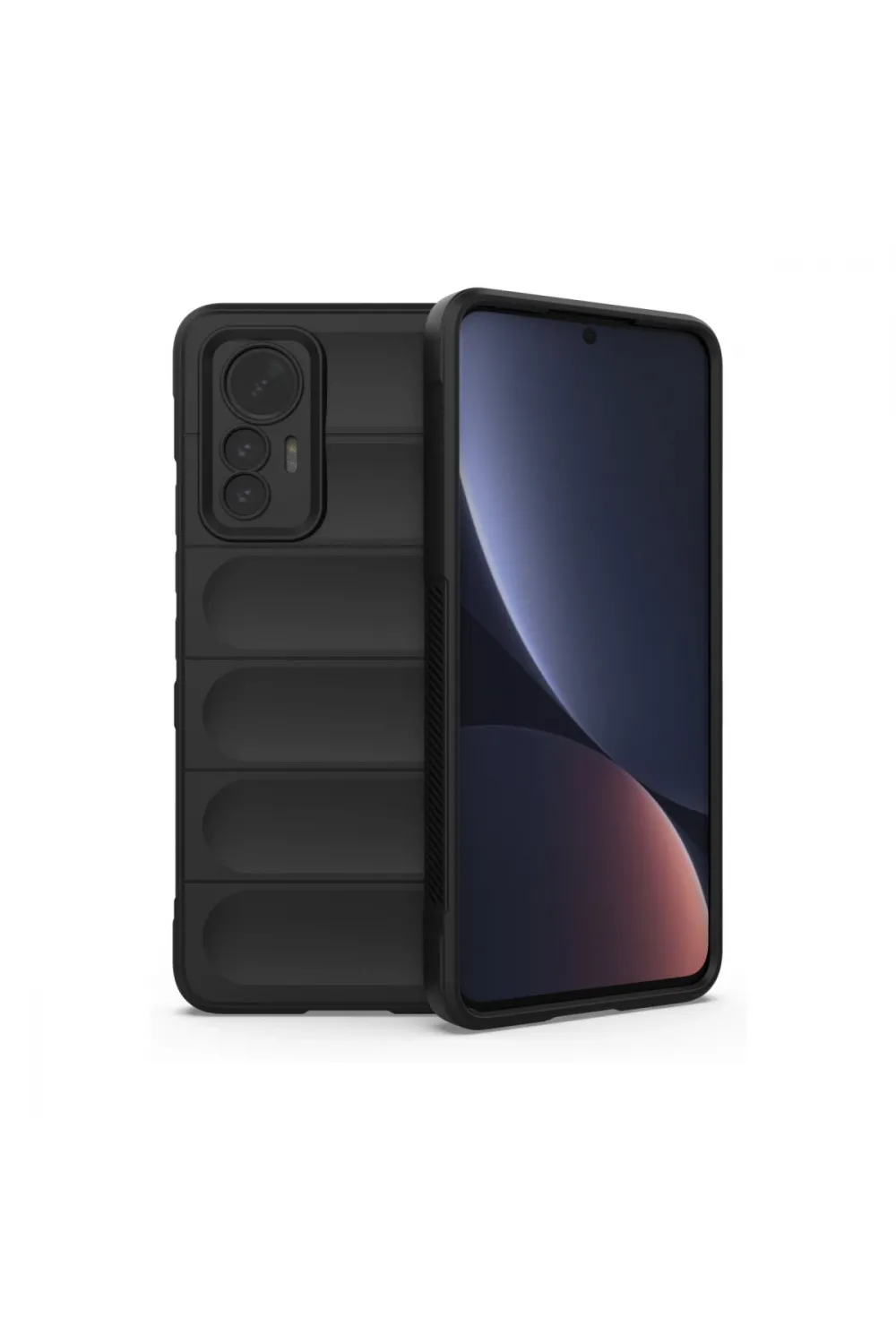 Xiaomi Mi 12 Lite Kılıf Optimum Silikon - Siyah