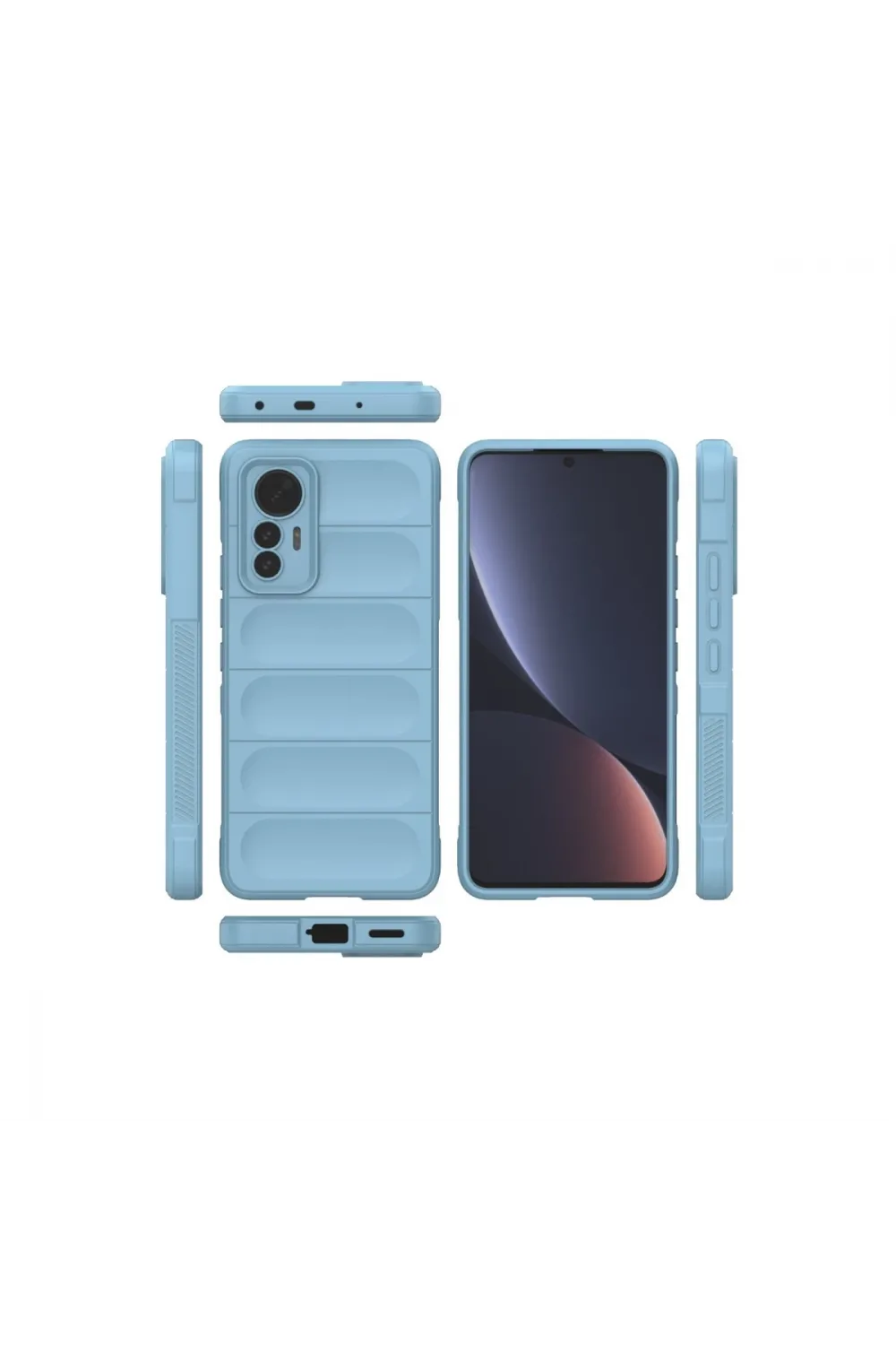 Xiaomi Mi 12 Lite Kılıf Optimum Silikon - Sky Blue