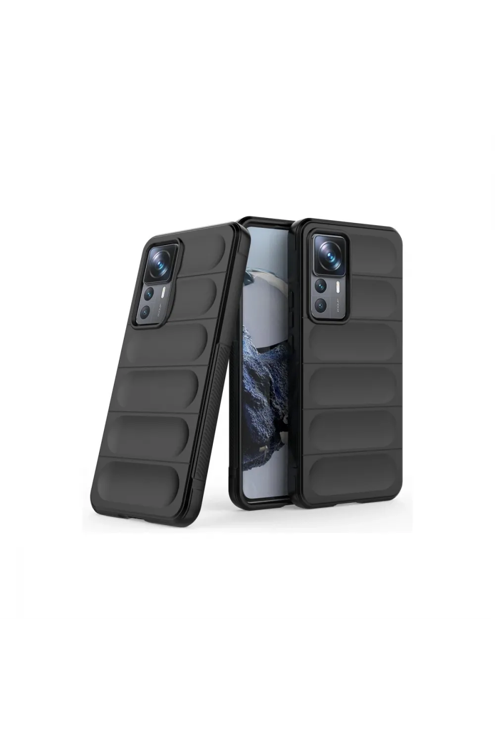 Xiaomi Mi 12t Pro Kılıf Optimum Silikon - Siyah