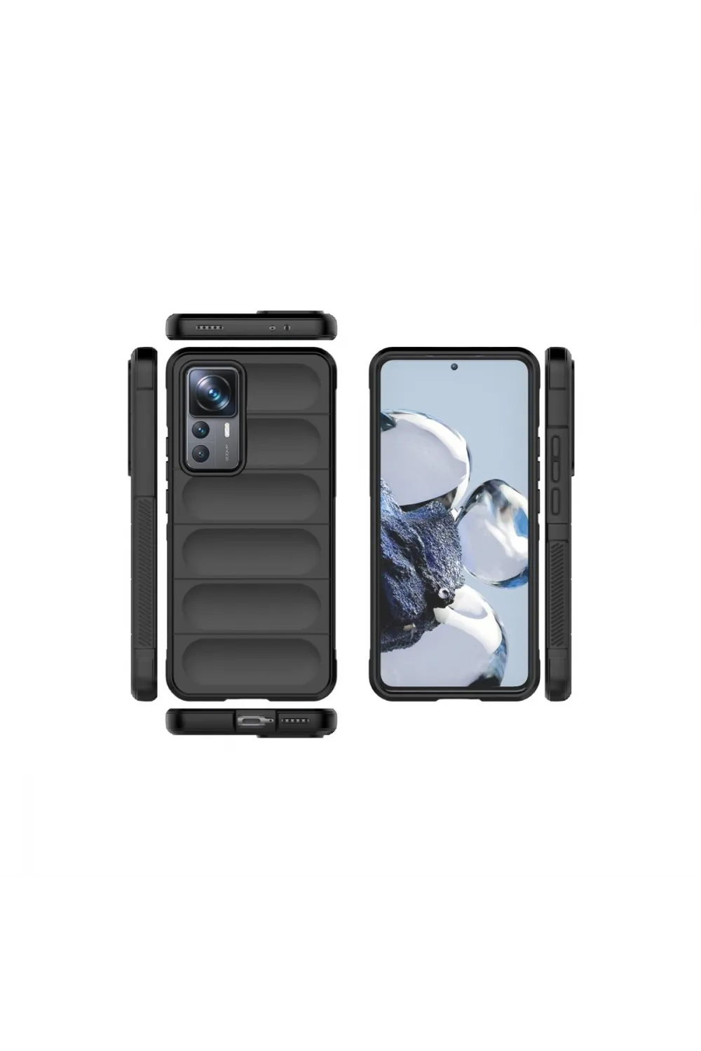 Xiaomi Mi 12t Pro Kılıf Optimum Silikon - Siyah