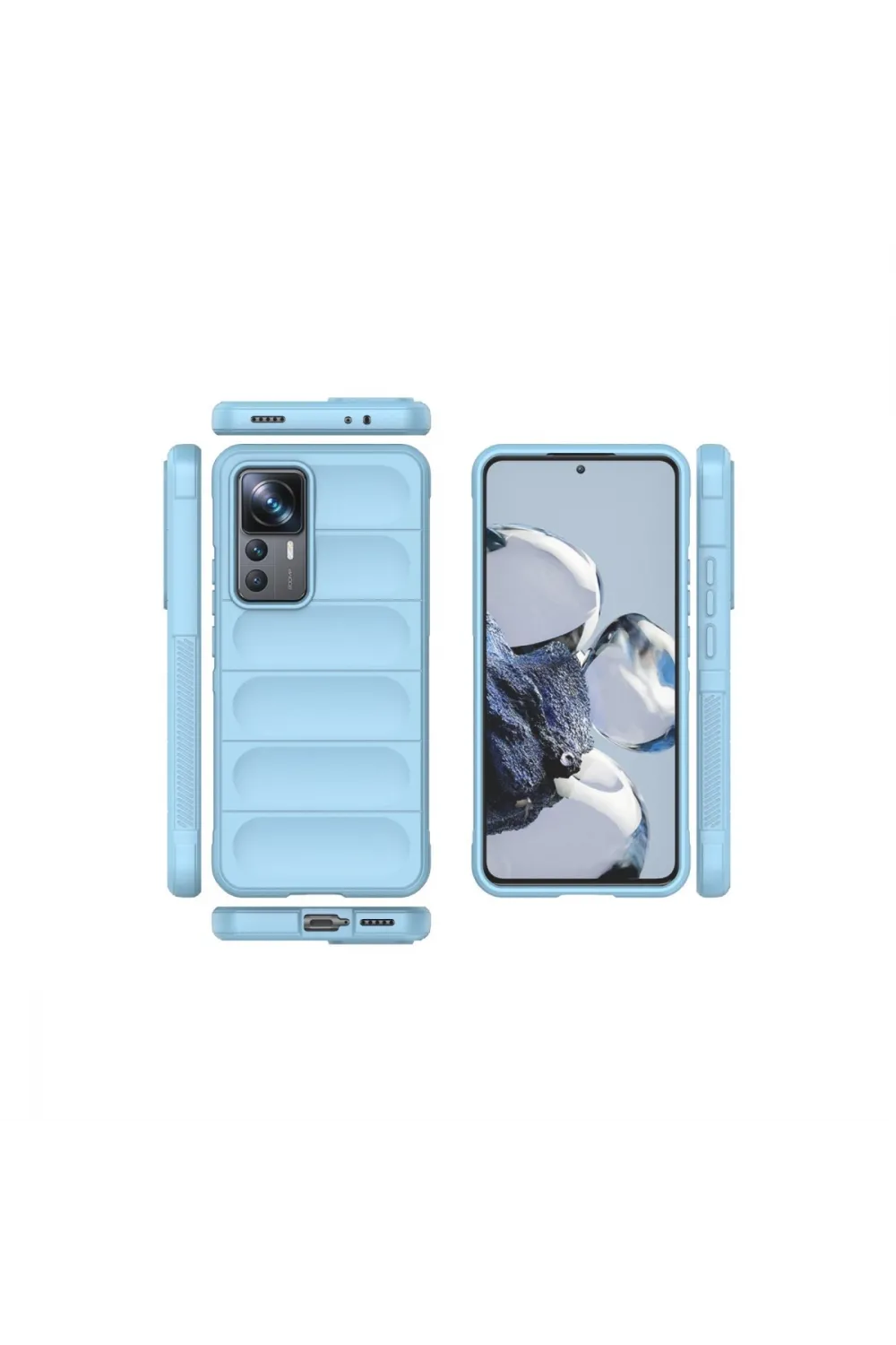 Xiaomi Mi 12t Pro Kılıf Optimum Silikon - Sky Blue