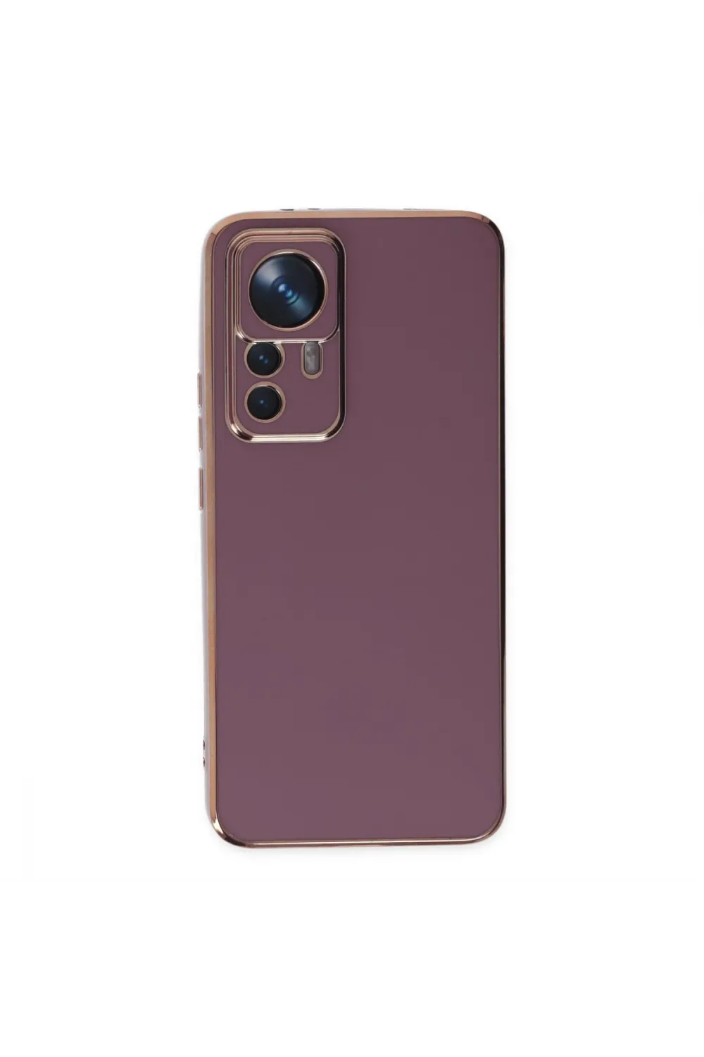 Xiaomi Mi 12t Pro Kılıf Volet Silikon - Mor