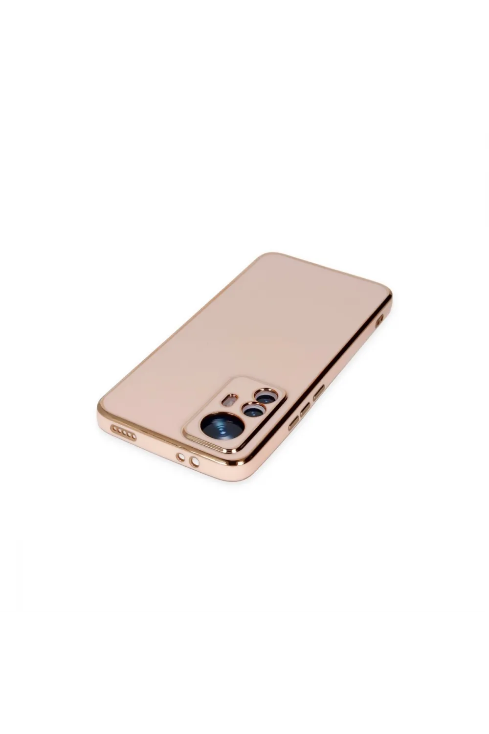 Xiaomi Mi 12t Pro Kılıf Volet Silikon - Pembe
