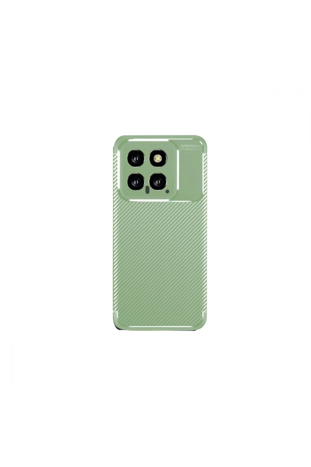 Xiaomi Mi 14t Kılıf Auto Focus Karbon Kapak - Su Yeşili