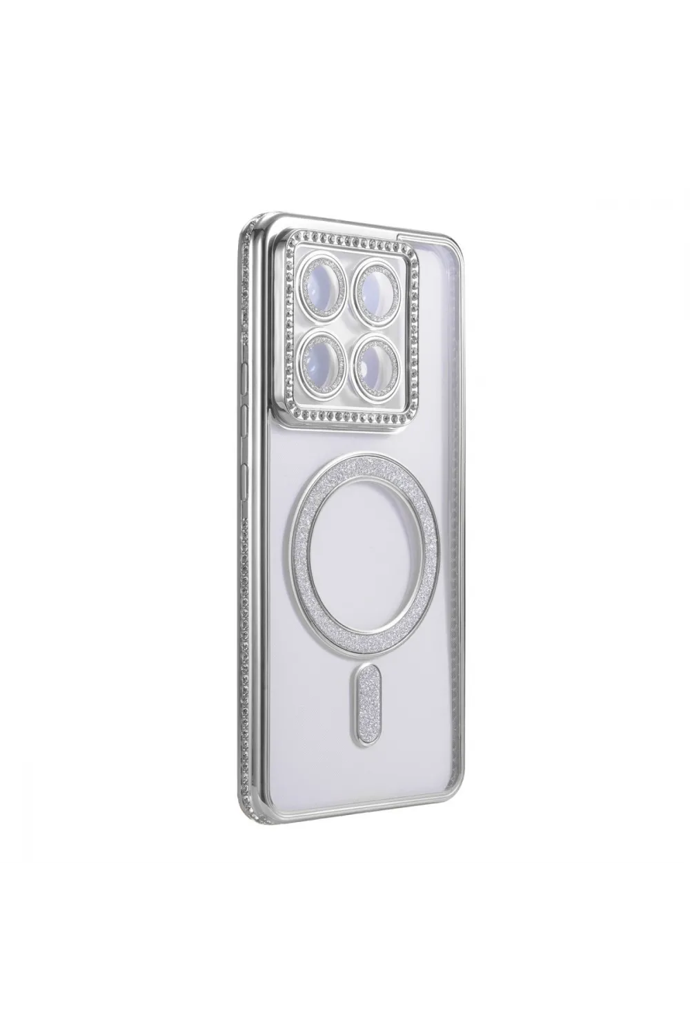 Xiaomi Mi 14t Pro Joke Simli Magneticsafe Kılıf - Gümüş