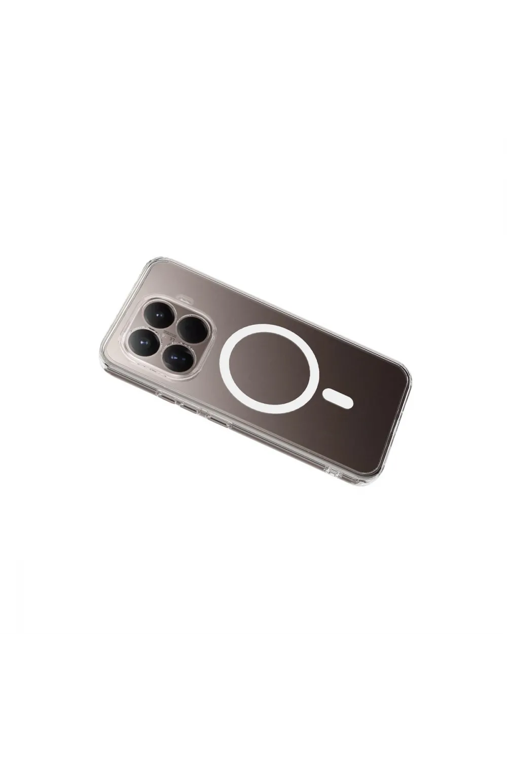 Xiaomi Mi 15t Pro Combo Sert Şeffaf Magsafe Kapak - Şeffaf