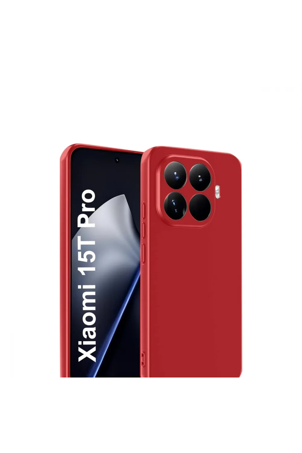Xiaomi Mi 15t Pro First Silikon - Kırmızı