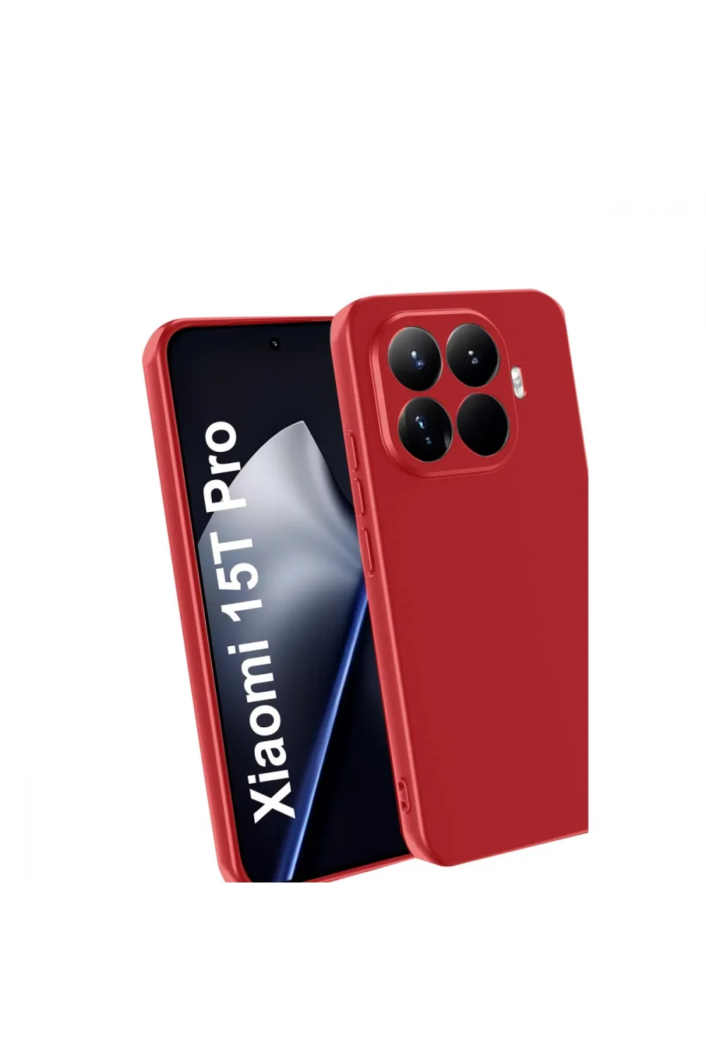 Xiaomi Mi 15t Pro First Silikon - Kırmızı