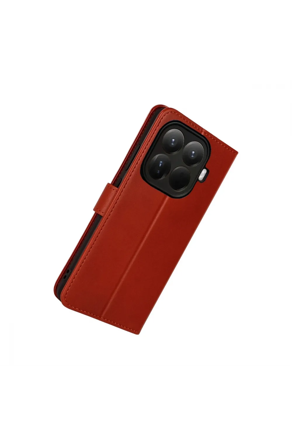 Xiaomi Mi 15t Pro Trend S Plus Kapaklı Kılıf - Kırmızı