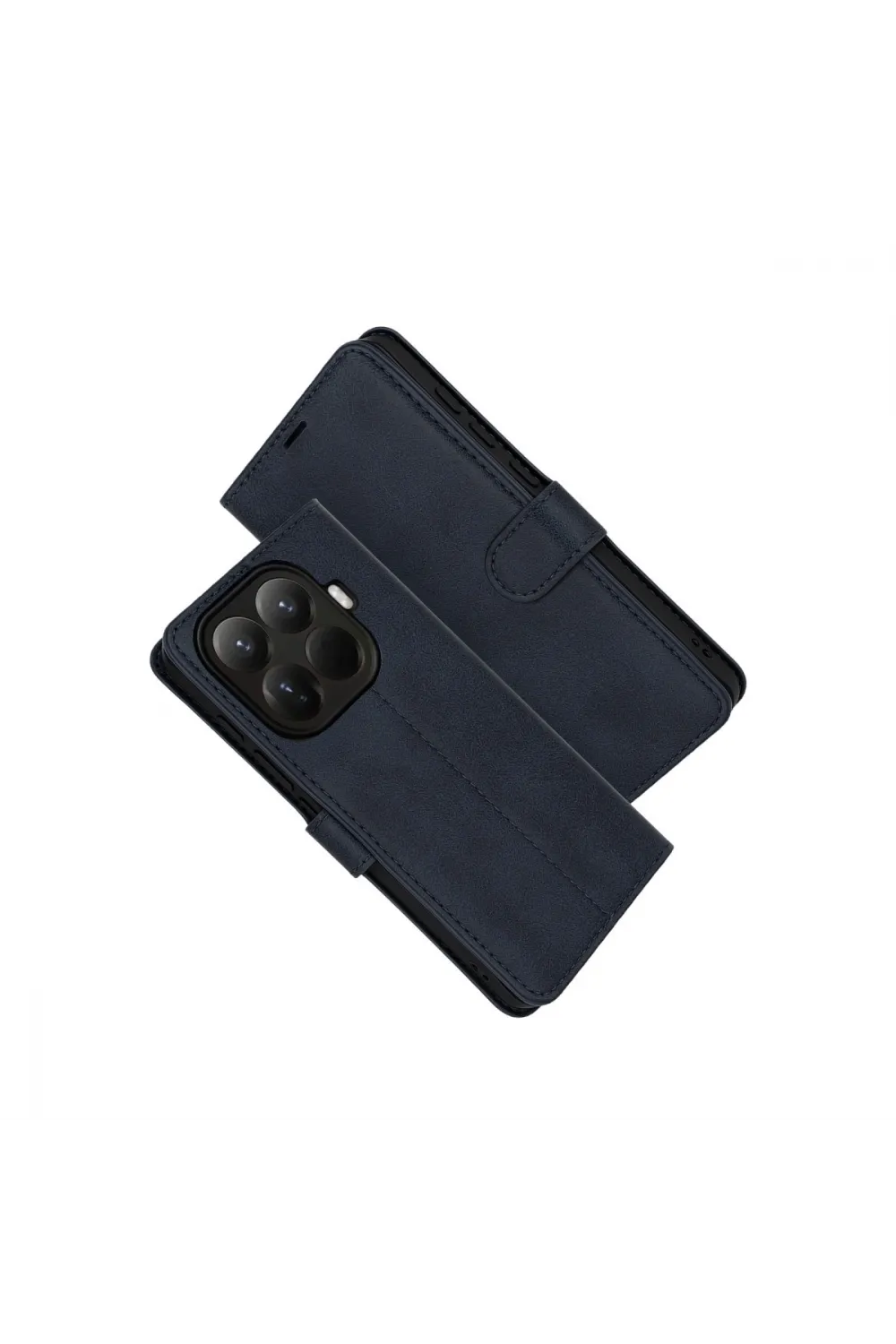 Xiaomi Mi 15t Pro Trend S Plus Kapaklı Kılıf - Lacivert