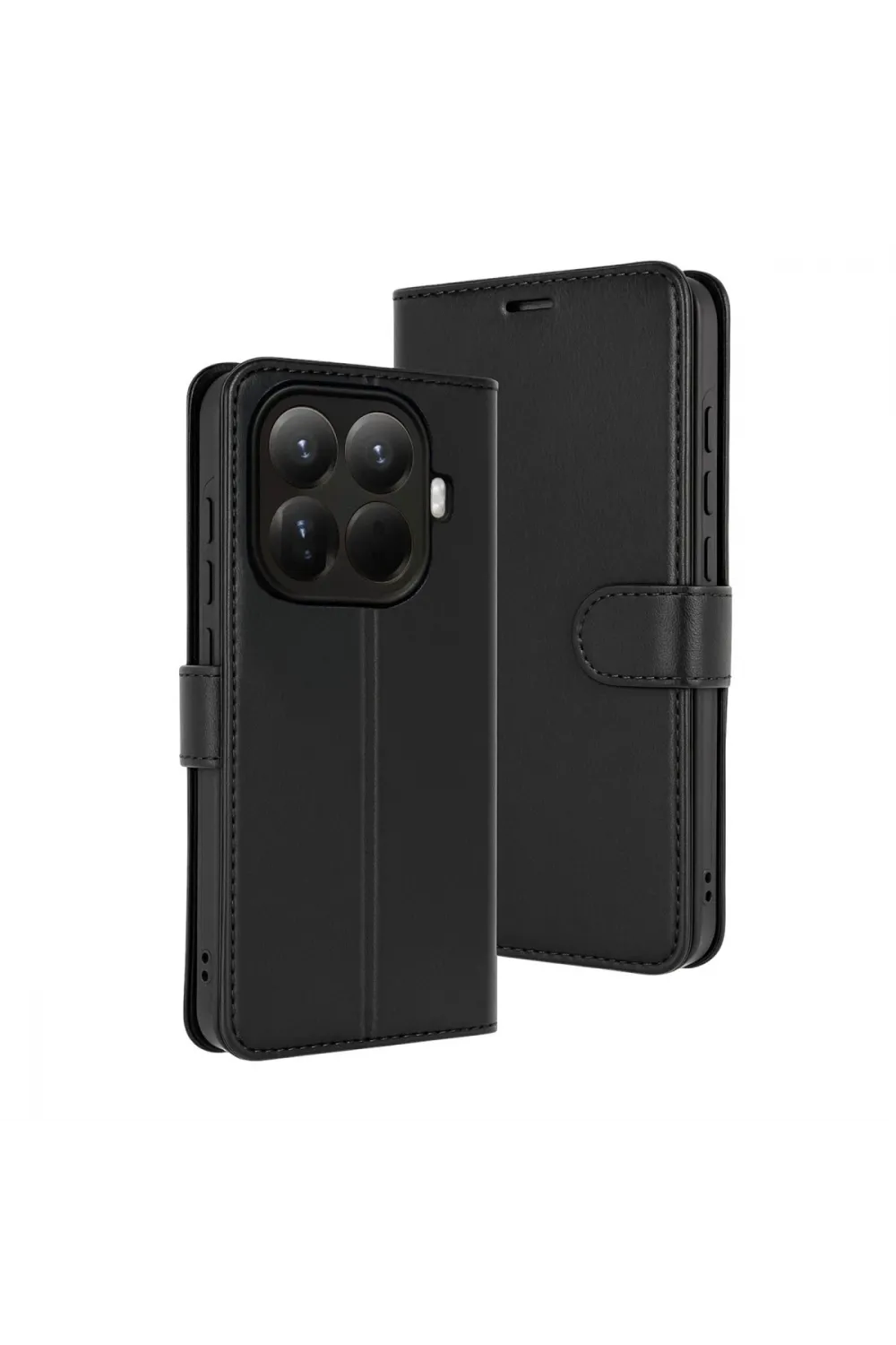 Xiaomi Mi 15t Pro Trend S Plus Kapaklı Kılıf - Siyah
