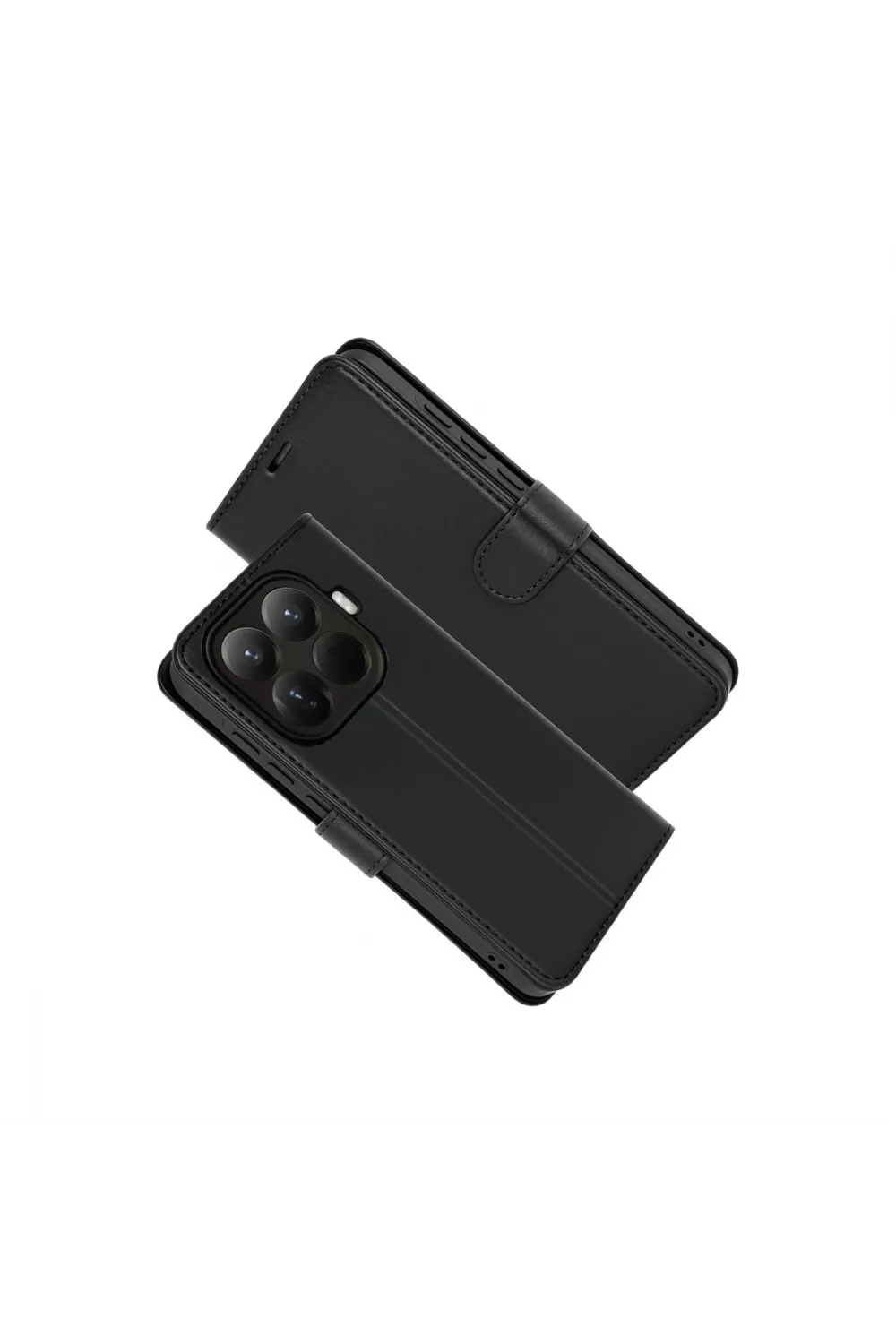 Xiaomi Mi 15t Pro Trend S Plus Kapaklı Kılıf - Siyah