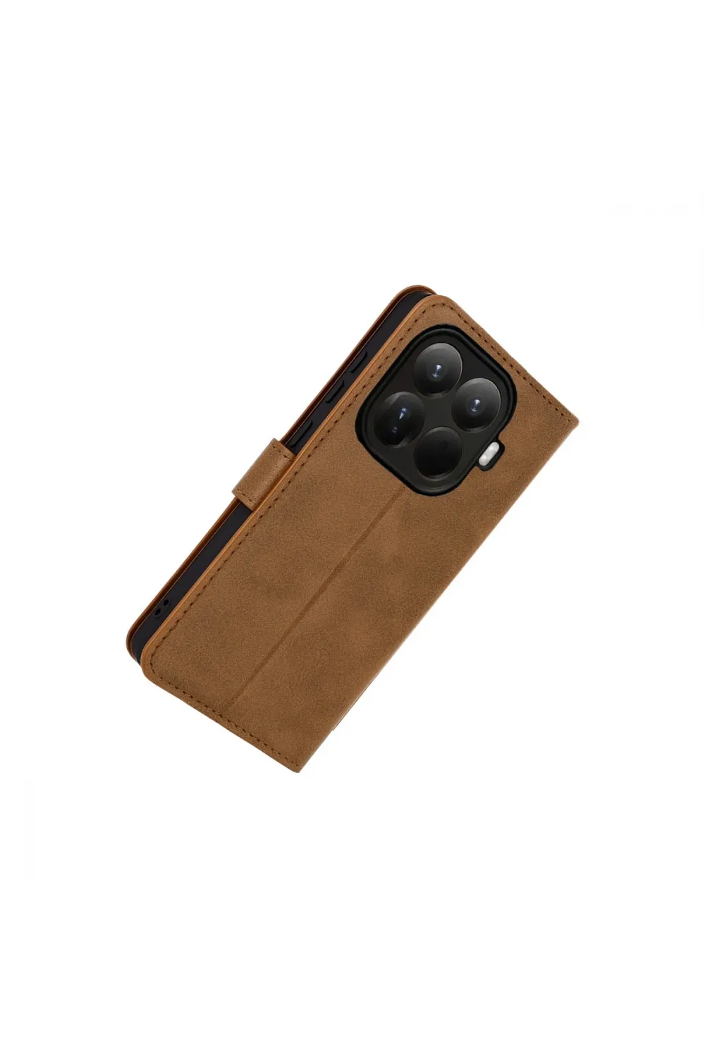 Xiaomi Mi 15t Pro Trend S Plus Kapaklı Kılıf - Taba